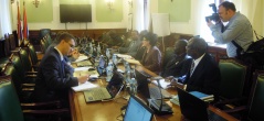 8 March 2013 The members of the Agriculture, Forestry and Water Management Committee in meeting with the parliamentary delegation of the Democratic Republic of Congo